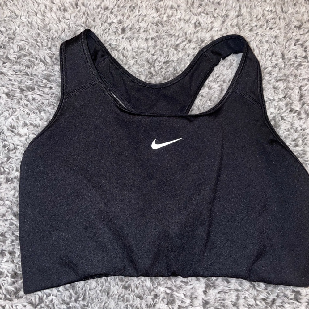 Nike black sports bra